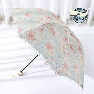 여름 자외선 차단 장미 자수 레이스 양산 WFH1NJ7