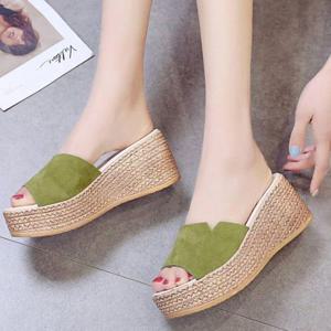 여자신발 여성용 키높이 통굽 왕굽 샌들 슬리퍼 7cm