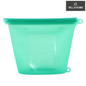 [벨라홈] 실리콘 밀폐형 스탠딩지퍼백(대) 1500ml(CN9963)