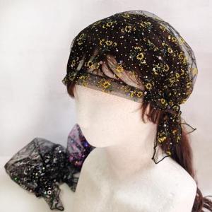 [썬비쥬]두건 망사 세꼬리 F 모음 모자 봄여름가을 주방 항암