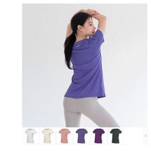 [제인코트]세이브존05 요가 필라테스 셀라 크루넥 반팔티 Ver.2 SNA3311