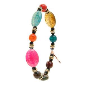 염주 팔찌 패션 행운 건강 불교 타원 옥 (WFJ9V6W)