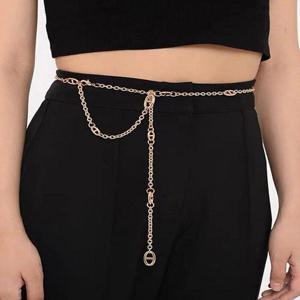 [루즈루나]레마 여성 원피스 가디건 정장 금장 은장 슬림 체인 벨트