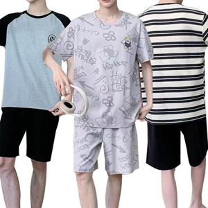 [굿스맨][상하세트] 남성 깔끔룩 반팔+반바지 홈웨어세트 여름잠옷 3컬러