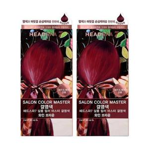 헤드스파 7 결 염색 와인브라운 126g x 2개