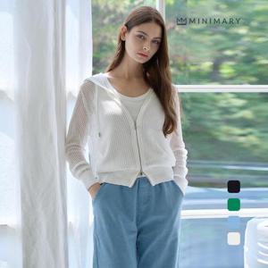 [미니마리][미니마리] 크로셰니트후드짚업 (MMA2CD11)