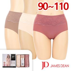 [제임스딘]프리컷 노라인 맥시팬티 3매입세트(JHWPA044)90-110