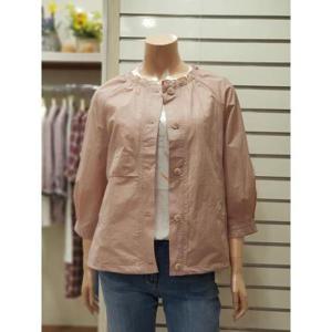 [지센]지센 세이브존01 프릴넥 숏점퍼 LCCAN422_TB (10262370)