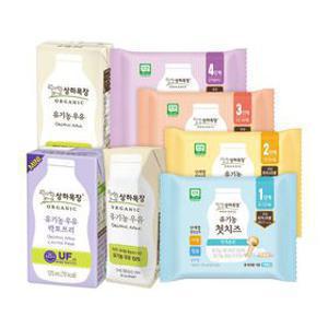 신상ON_상하목장 유기농우유/치즈/퓨레/쌀과자+구매왕 롯데월드 이용권