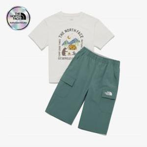 키즈 하이크 카프리 크루 세트 NT7UR19S_WHS