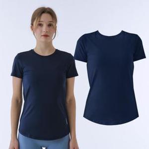 [주말특가 5,900원] [베리웨어] 여성 요가 필라테스 러닝 멜란지 반팔 운동 기본핏 기능성 웬디 티셔츠