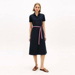 [정상가:259,000원] 미디 폴로 칼라 디테일 드레스 T22F1TDR010WO2400