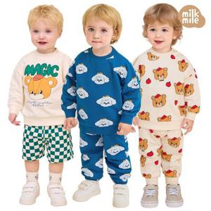 [밀크마일] 봄신상 상하복 10종 균일 모음/상하세트/세트상품/긴팔상하복