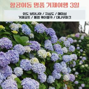 [여행가는달] 명품 항공이동 힐링 거제통영 3일