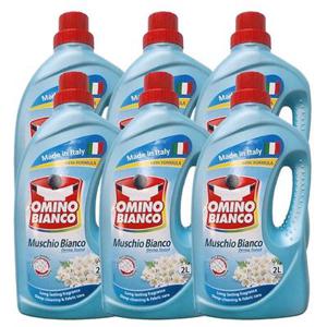 오미노비앙코 무스키오 비앙코 고농축 액상세탁세제 2L x 6병 / 화이트머스크향 일반드럼겸용
