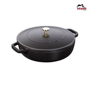 [스타우브] 시스테라 전골 냄비 24cm, 블랙