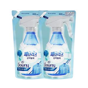 페브리즈 실내건조 프레시클린 리필 320ml x2/섬유탈취제/냄새제거