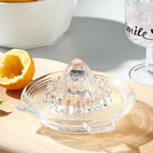 유리 레몬 스퀴저 수동 스퀴즈 짜개 오렌지 라임 즙