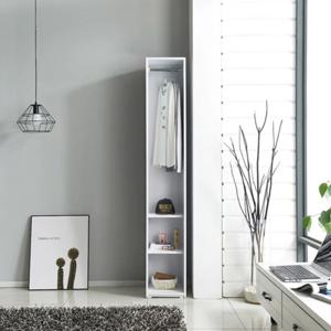 화이트 심플 인테리어 높은 틈새 오픈 행거장 장식장 수납 집 예쁜 선반