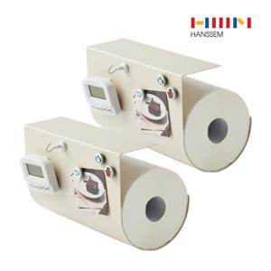 [1+1] SOK 마일드 주방 마그넷 자석 키친타올 걸이 홀더 수납 정리용품 (크림/모카)