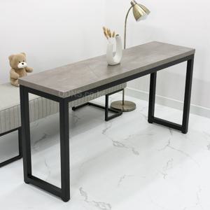 6인용 카페 식탁 1500 기다란 철제 슬림형 까페 벽 창가 롱 테이블 1500x400