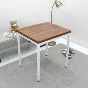 깔끔한 화이트 스틸 750 x 600 분체 도장 작은 주방 거실 2인용 식탁 테이블