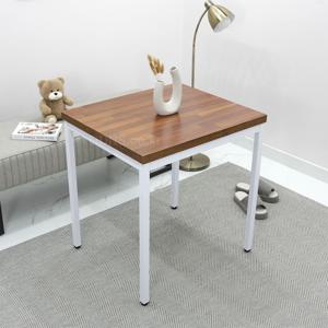 깔끔한 화이트 스틸 750 x 650 간편 조립형 20종 컬러 주방 거실 2인용 보조 식탁