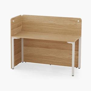 플렉스Z 컴퓨터책상1400_D80+독서실형파티션(매장가구)