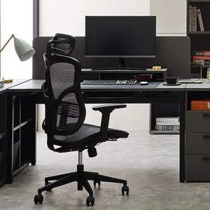 플렉스Z 컴퓨터책상1400_D80+스크린파티션(매장가구)