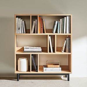 유로 501 플랫 서재 3단 장식책장 1000(매장가구)