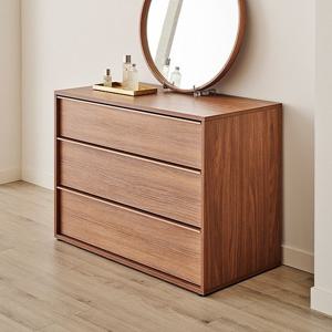 호텔침대 아트월월넛 서랍장 3단 1000(매장가구)