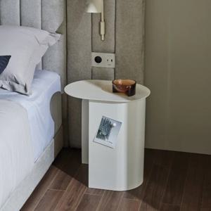 호텔침대 부티크 협탁 스틸 화이트(매장가구)