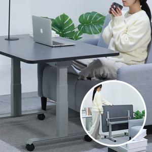 듀얼모터 전동 3step 높이조절 접이식 리프트업 거실테이블 소파 좌식 모션데스크 1200