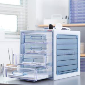 럭스 멀티 책상 문서 서류정리함 4단