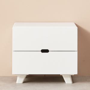 페티 미니 틈새 낮은 폭좁은 2단 서랍장