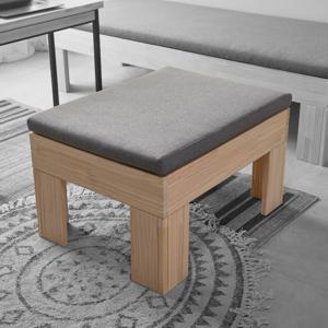 나인우드 650 소나무원목 1인용 스툴 (높이450)