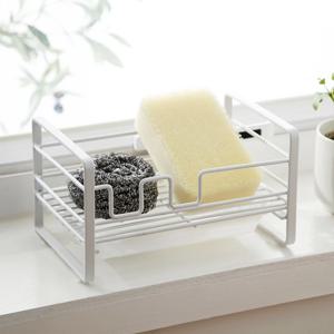 화이트 주방세제 수세미 거치대