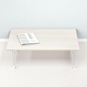 이지라이프 심플 접이식 좌식 다용도 테이블 800 화이트 우드