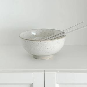 코토리베이지 도자기 면기 볼 1000ml 일식 라면그릇 우동 국그릇 덮밥그릇