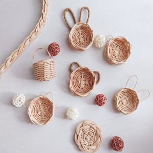 라탄 오너먼트 가랜드 미니 벽장식 행잉