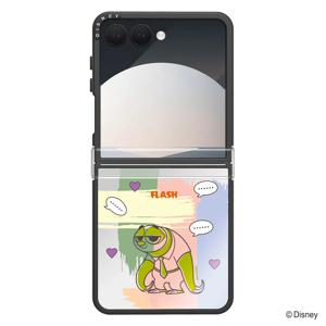 디즈니 갤럭시 Z플립5 미러 디자인 주토피아 비비드 케이스