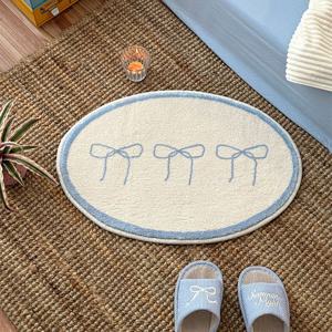 [해외] 심플 리본 타원형 러그 사계절 거실 카페트 인테리어 러그 2종 3size