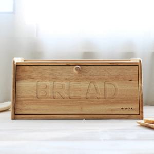 [리퍼] 내추럴 원목 빵 보관함 우드빵케이스