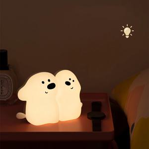 무드온 무드등 커플강아지 수면등 침실 취침 인테리어 무선 충전식 침대 미니 거실 특이한