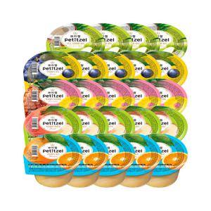 쁘띠첼 밀감210g*5+복숭아210g*5+파인210g*5+포도210g*5+애플210g*4