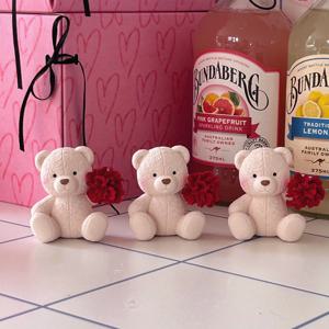 선물포장/카네이션 곰돌이 석고방향제 차량용 송풍구 디퓨저