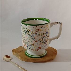 피에 뿌앙 그린라인 머그컵 커플 명품 예쁜 골드 이니셜 각인 집들이 선물