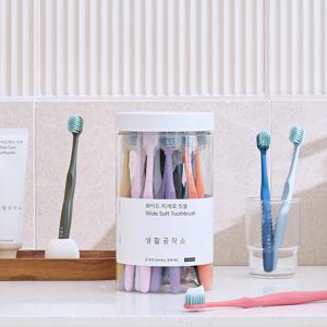 와이드 미세모 칫솔 24EA