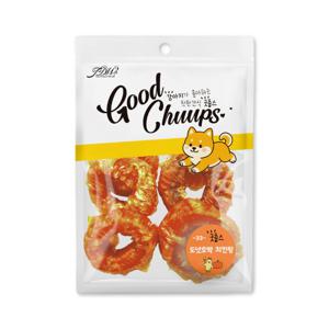 강아지간식 호박 치킨도넛링 오리도넛링 180g x 2개입