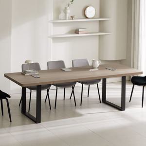 디데이 업소용 멀티탭 대형 회의용 테이블 블랙프레임 1600/1800/2000/2400